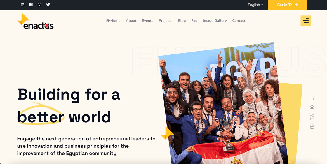 Enactus Website